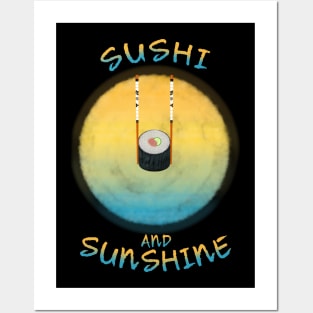 Sushi And Sunshine, Sushi Roll Obverse The Sunshine Posters and Art